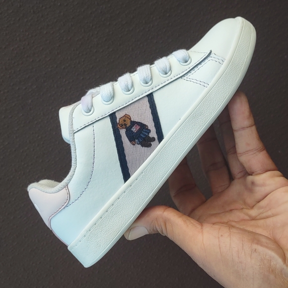 Polo Ralph Lauren Little kids Quilton Bear Sneakers - Picture 7 of 17